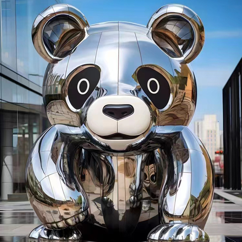 Panda sculpture