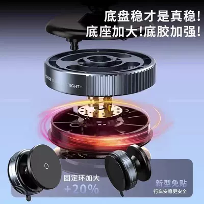 Mobile Phone Holder 360-Degree Rotating: Car phone holder