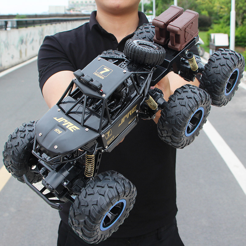 落下耐性のあるビッグマッククライミングカー合金バージョンマウンテンリモートコントロールカーおもちゃの車子供用高速6輪駆動クライミングレーシングカー|undefined