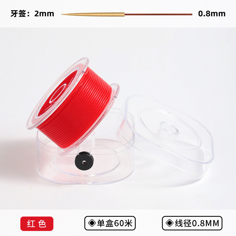 韩国高品质透明水晶弹力线彩色高端文玩弹力绳DIY穿串珠项链线材|undefined