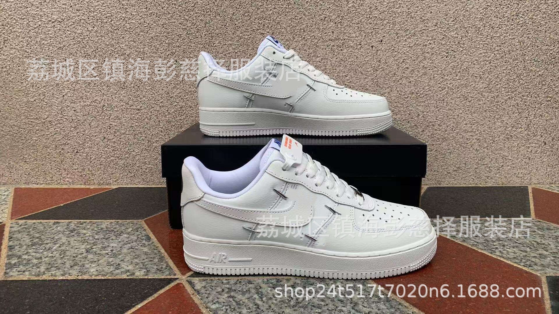 Precio de fábrica Putian puro nivel de cabeza original AF1 Halloween trigo negro y blanco panda baja fuerza aérea No. 1 comercio exterior transfronterizo