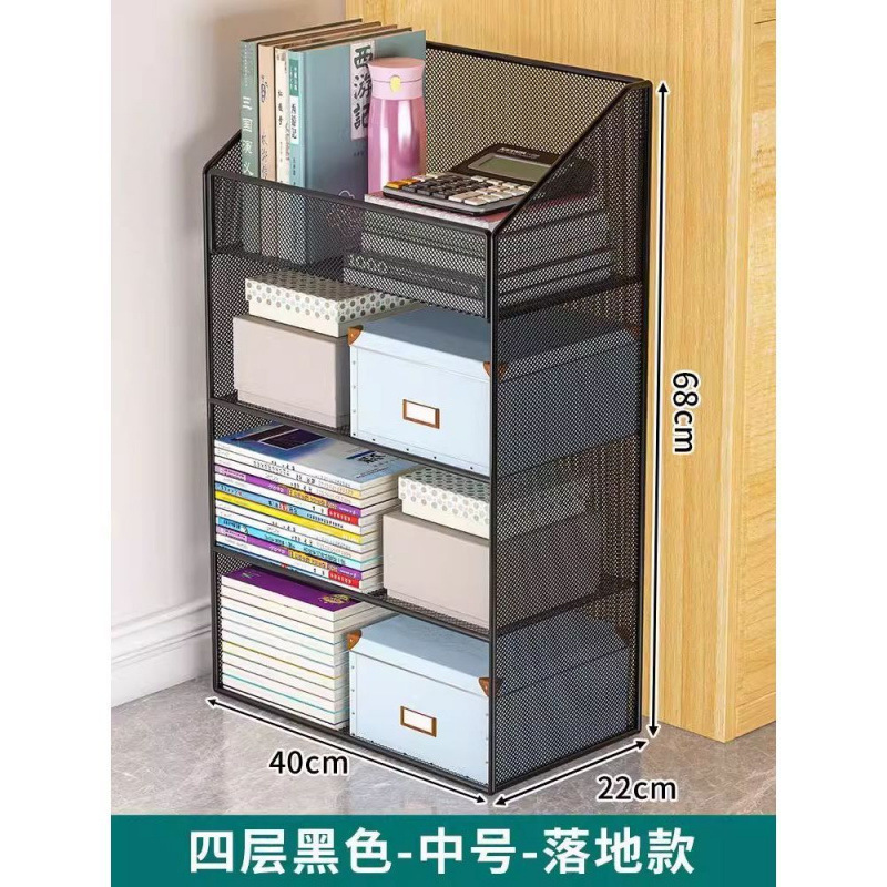 オフィスの机の横の書類かごの床の棚の移動可能な本箱の輪付き整理ステーションのデスクトップの下の収納棚|undefined