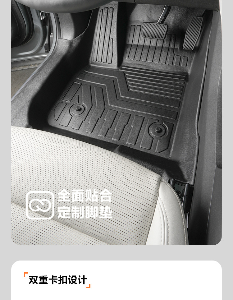 Suitable for Buick Envision PLUS five-seater, full coverage floor mats including door sills, 21-25 models, TPE car floor mats