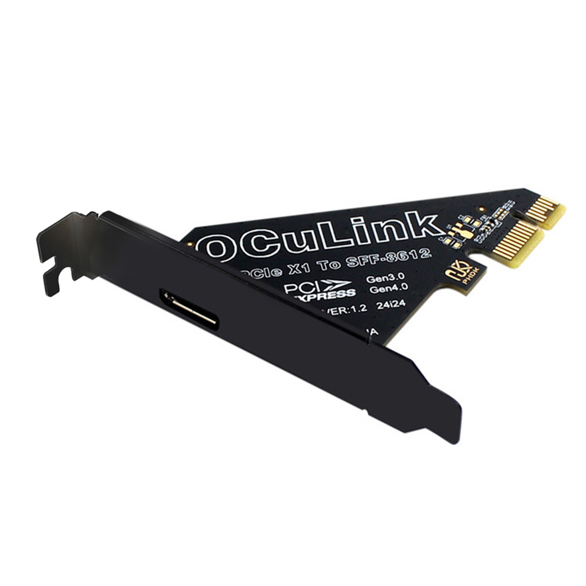 External Graphics Card Pcie X16 Split 4-Port Sff8611&8612 Oculink Expansion Card External U.2Ssd