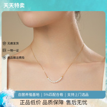 迷你baby淡水珍珠女轻奢高级感ins冷淡风百搭锁骨链小众气质颈链