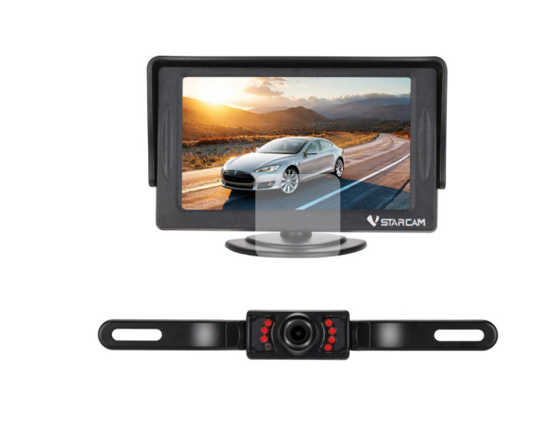 4.3inch High-definition car display monitor, electric vehicle reversing camera, reversing priority display, car central control display