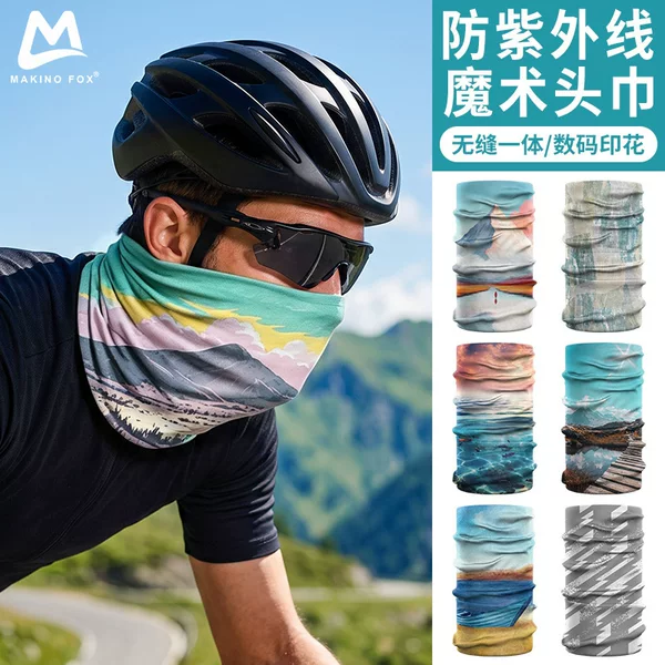 Yiya Sun Protection Mask and Neck Warmer for Cycling, Off-Road, and Desert Use, Sandproof Neck Scarf, Multifunctional Seamless Magic Headscarf