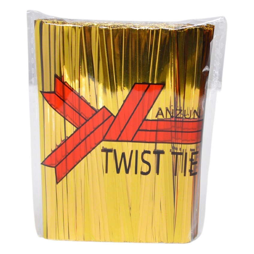 Suministro 8-20cm embalaje para hornear sellado corbata seda oro plata corbata seda color regalo necesidades diarias atadura