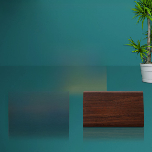 Modern Home Wood-style LED Digital HD Display Alarm Clock for Children, Students, Elderly, Lazy People Study Room Voice Control Console Clock