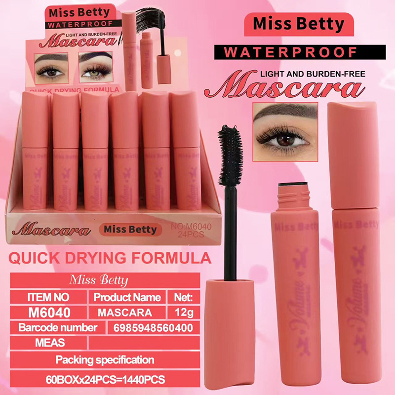 MissBetty nuevo producto de comercio exterior transfronterizo denso curvilineo impermeable mascara delineador de ojos mascara crema