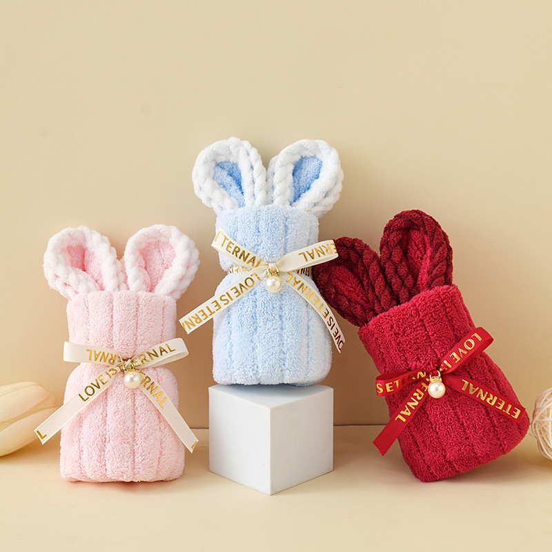 Little Rabbit Towel Souvenir Children's Gift Shop Wholesale New Year's Day Cake Thanksgiving Christmas Gift