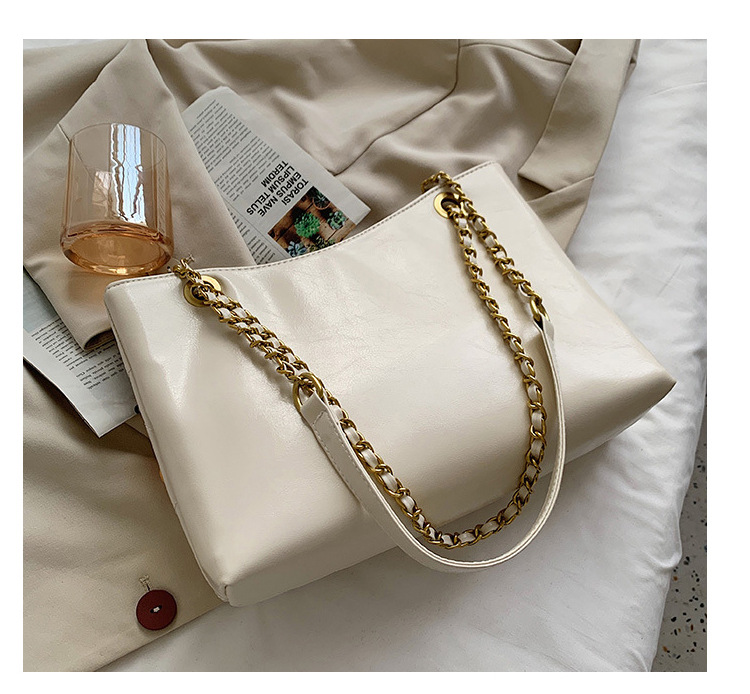 Damen Umhängetasche Mit Steppmuster Und Kette Für Den Alltag_voghion.com