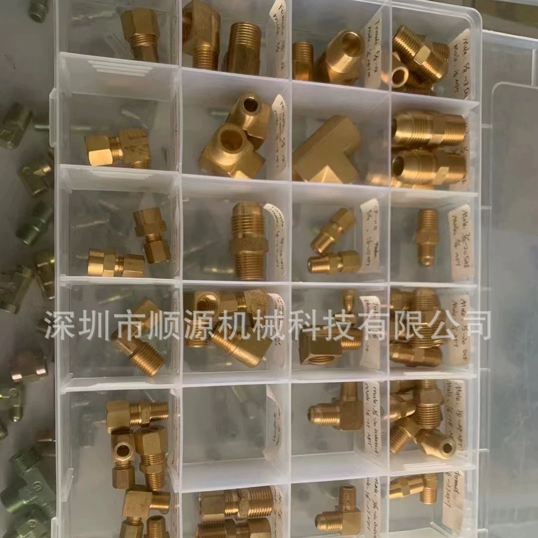 Латунный чехол для карт compression FITTINGS, латунные сжатые трубки для медных фитингов воздушный компрессор