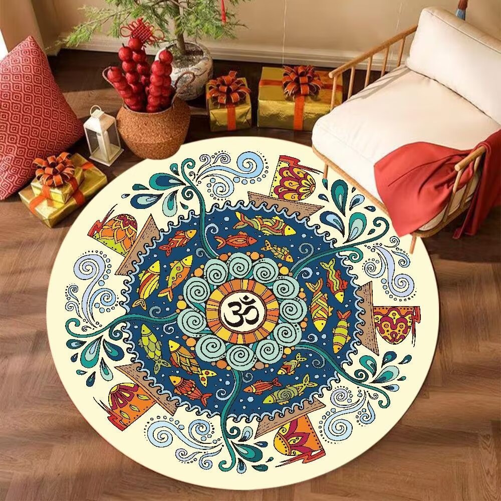 둥근 바닥 매트 3-57