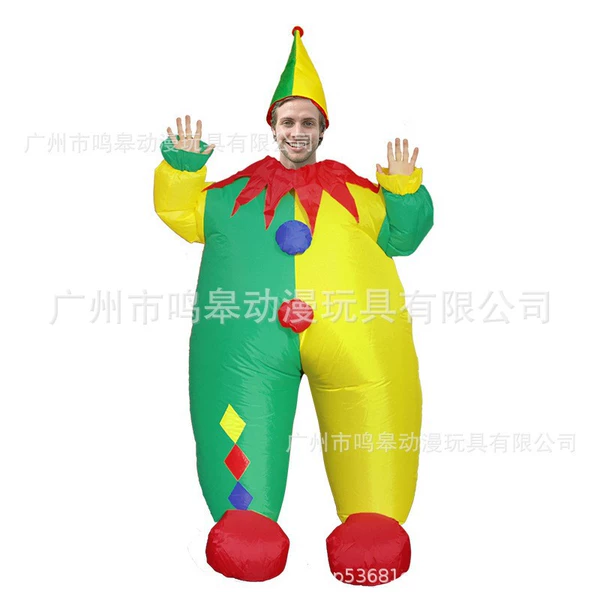 Adult yellow -green clown