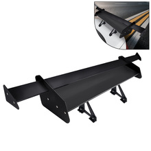 汽车改装配件三厢车铝合金尾翼 双层定风翼 打孔扰流板135cm跨境