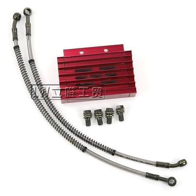 little monkey CNC – Soyutma sisteminin digər hissələri - oil-cooler-oil-pipe-magenta