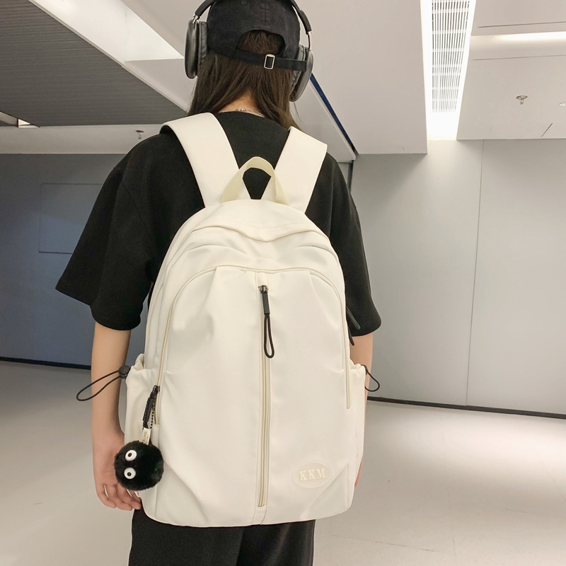 Nueva mochila simple hombre y mujer estudiante mochila de escuela media y secundaria estudiante mochila de gran capacidad Oxford tela Colegio estudiante mochila