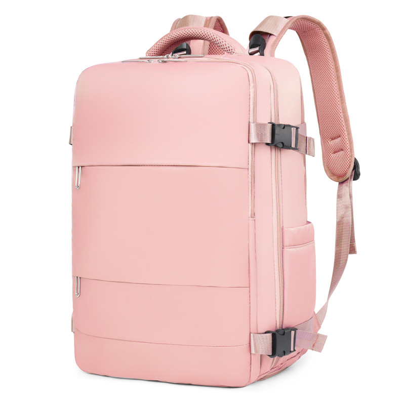 Bolsa de viaje transfronteriza, mochila, viaje corto, logotipo impreso, bolsa de computadora, mochila de maleta multifuncional de gran capacidad.