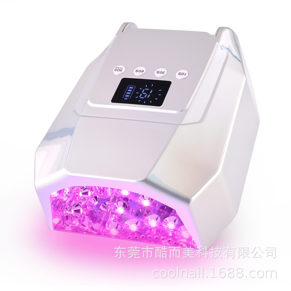 Nuevo tipo de alta potencia de 98W lámpara de manicura de secado rápido de uñas lámpara de fototerapia de almacenamiento de gel de manicura LED inducción de manicura lámpara de horneado