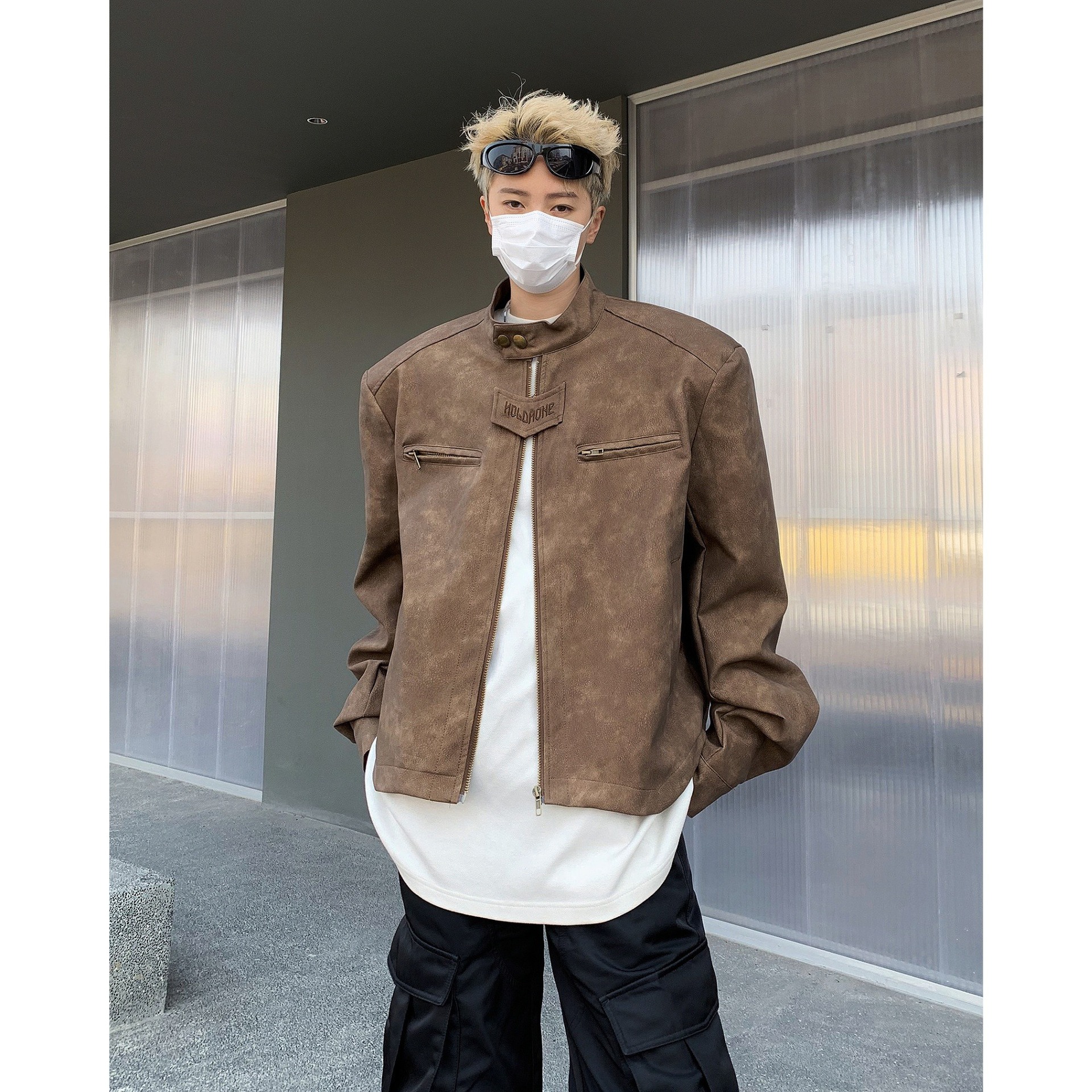 Retro short autumn small design jacket