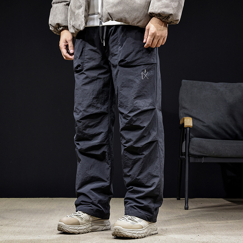 Men's Cold-Resistant Down Pants, Winter 2026 New Style, Slim Fit, Straight Leg, Plus Size, Northeast China, Sub-zero Temperature, Windproof, Waterproof, Skiing