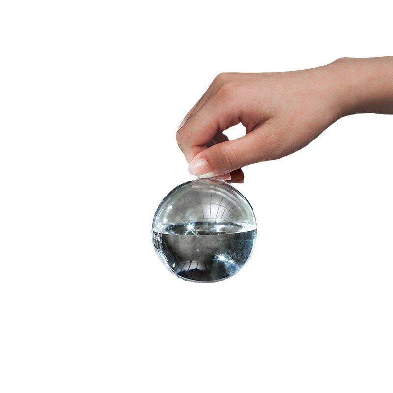 Bola Hueca Transparente de 2-40 cm, Abrible y Cerrable, Alta Transparencia, Decoración Festiva, Bola de Navidad de 8 cm, Venta al por Mayor desde el Lugar de Origen.