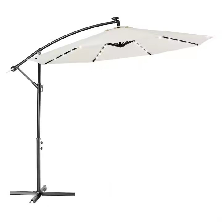 Sombrilla Solar para Exteriores con Luces, para Patio, Jardín, Terraza, Puesto, Hogar, Sombrilla Tipo Banana para Exteriores, Venta al por Mayor image 6