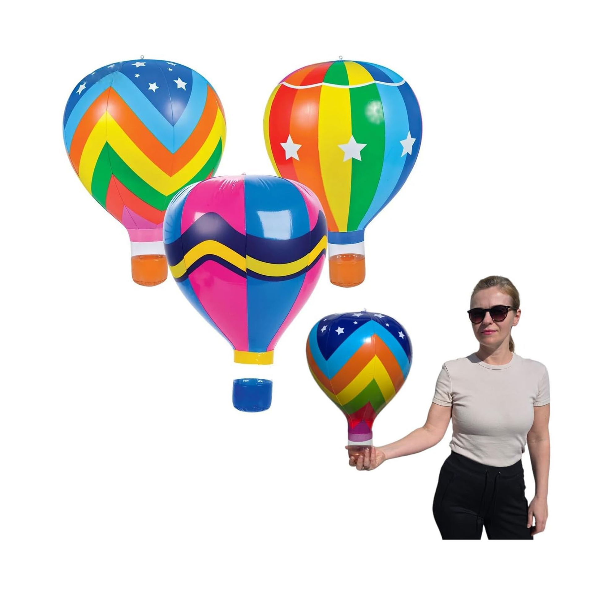 Manufacturer customized PVC inflatable hot air balloon holiday ball…