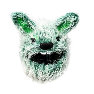 Dəbilqə (Kaska) aksesuarları Motorcycle Helmet Covers Stitch - green-angora-rabbit