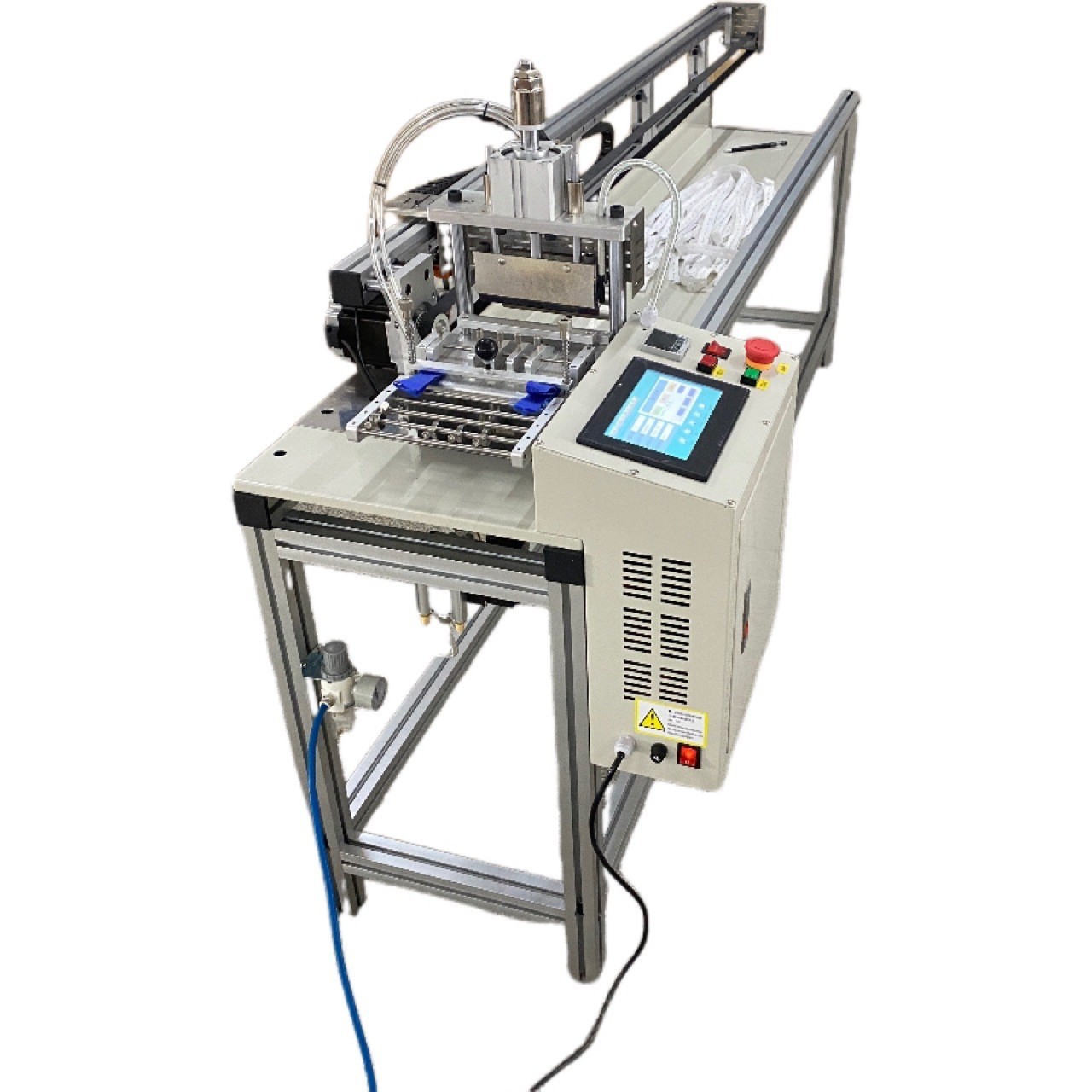全自动冷热切带机 绳子织带切热切机 机械手切断机排须机流苏机