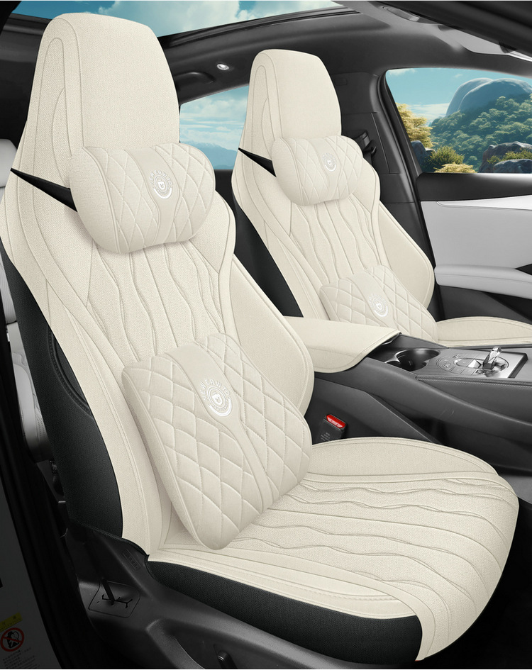 BYD Seal 06 Special Car Seat Cover Four Seasons Breathable Full Surrounding Cushion Full Hemp Car Cushion Seat Cover