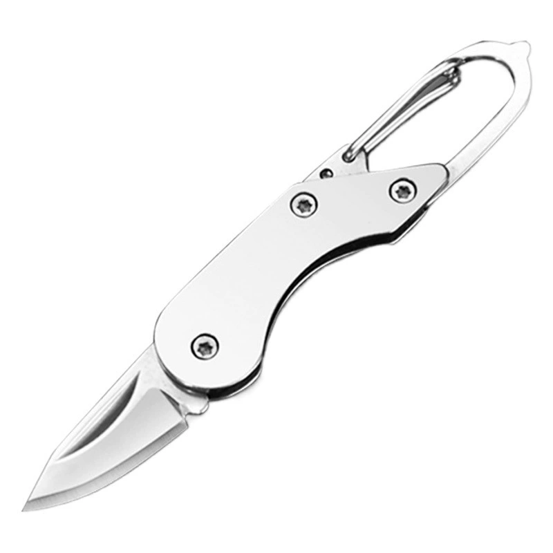 Мини портативный нож открытый цельностальной портативный нож складной Сплит Экспресс нож для распаковки креативный брелок Подарочный нож