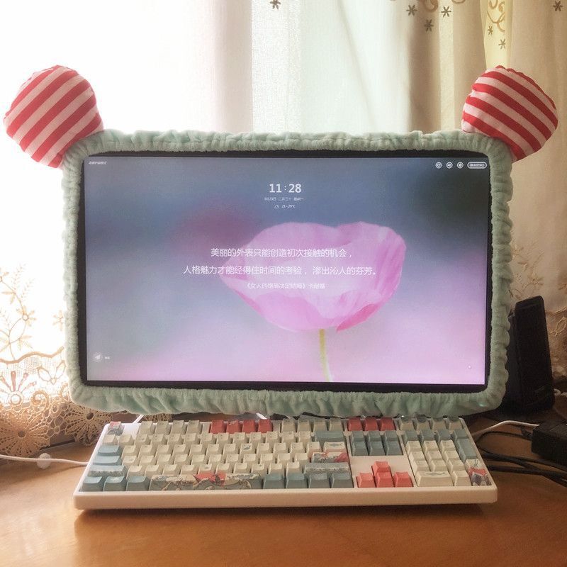 Cartoon cute computer dust cover cloth dust cover notebook 14-32 inch display protective cover Cartoon cute computer dust cover cloth dust cover notebook 14-32 inch display protective cover
