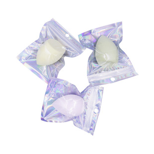 Inscribed logo Super Soft independent packaging dry and wet dual-use do not eat powder drops gourd powder puff soft sponge beauty egg