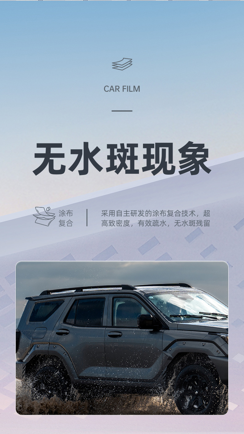 Tpu Invisible Car Cover, Car Paint Protection Film, Ppf, Self-Recovering, Anti-Scratch, Anti-Yellowing, Anti-Dirt, Transparent Protective Film