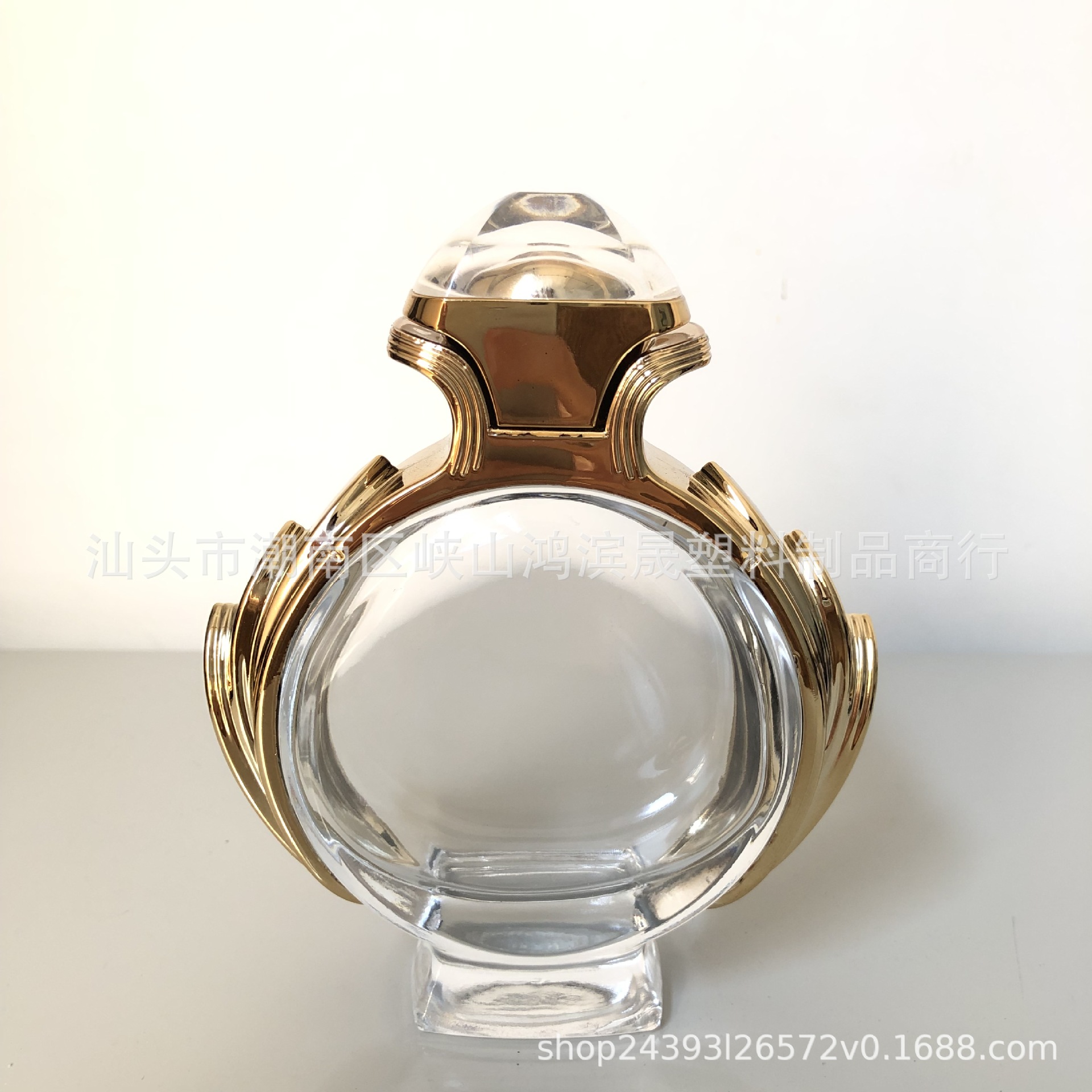 女神款式新款创意轻奢香水瓶塑料盖子女士香水透明加厚玻璃喷雾瓶