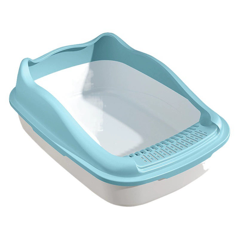 Негабаритный полузакрытый ящик для кошачьего туалета, открытый Туалет для кошачьего туалета с защитой от брызг, негабаритный ящик для кошачьего туалета, товары для домашних животных оптом