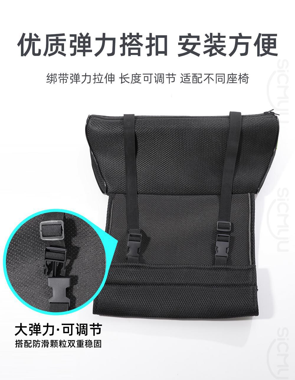 Extended car seat leg rest cushion, multifunctional integrated leg support pad for car, home, and office seats
