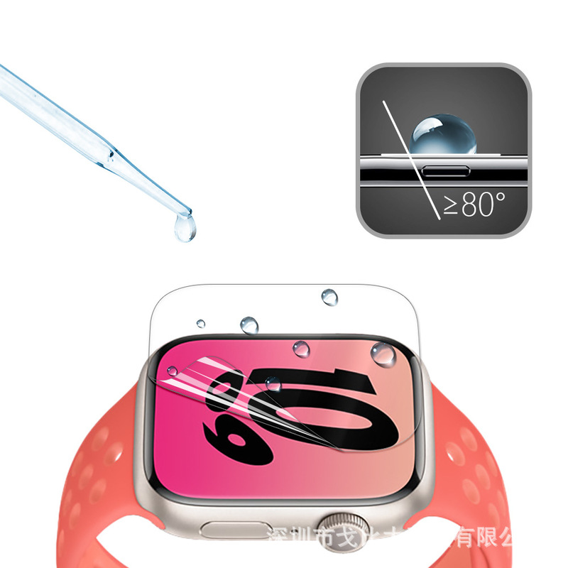 Watch Series 7 Apple Watch TPU protective film HD anti scratch protection screen factory Watch wholesale