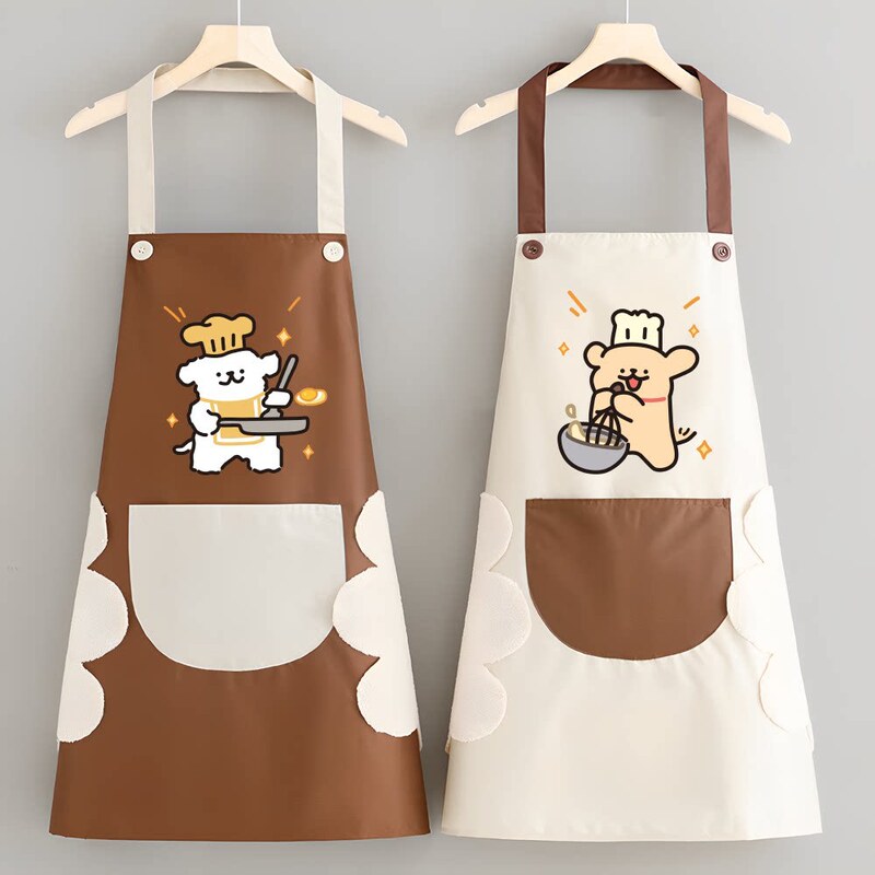 Fashionable Apron, Waterproof and Durable, Kitchen Cooking Apron, Household Apron, Breathable and Comfortable, Adult Work Coverall