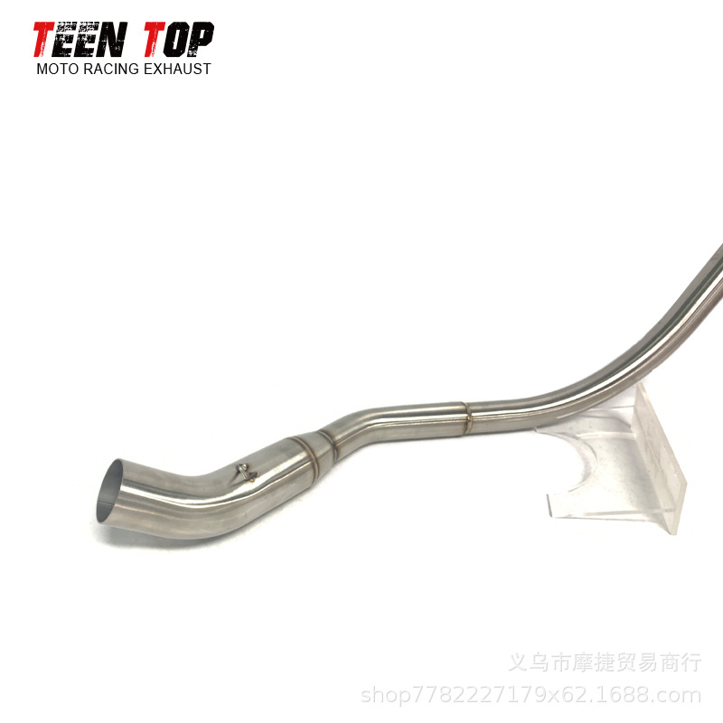 Suitable for Cfmoto 150Nk Exhaust Pipe Modification, 150Nk Stainless Steel Front Exhaust Pipe