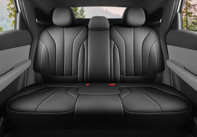 26 Xpeng MONAM03 car-specific seat covers, featuring perforated, breathable leather, and designed for all-season use