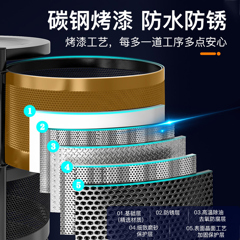 Rotatable kitchen rack, installation-free, floor-standing, multi-layer vegetable rack, household multi-functional fruit and snack rack