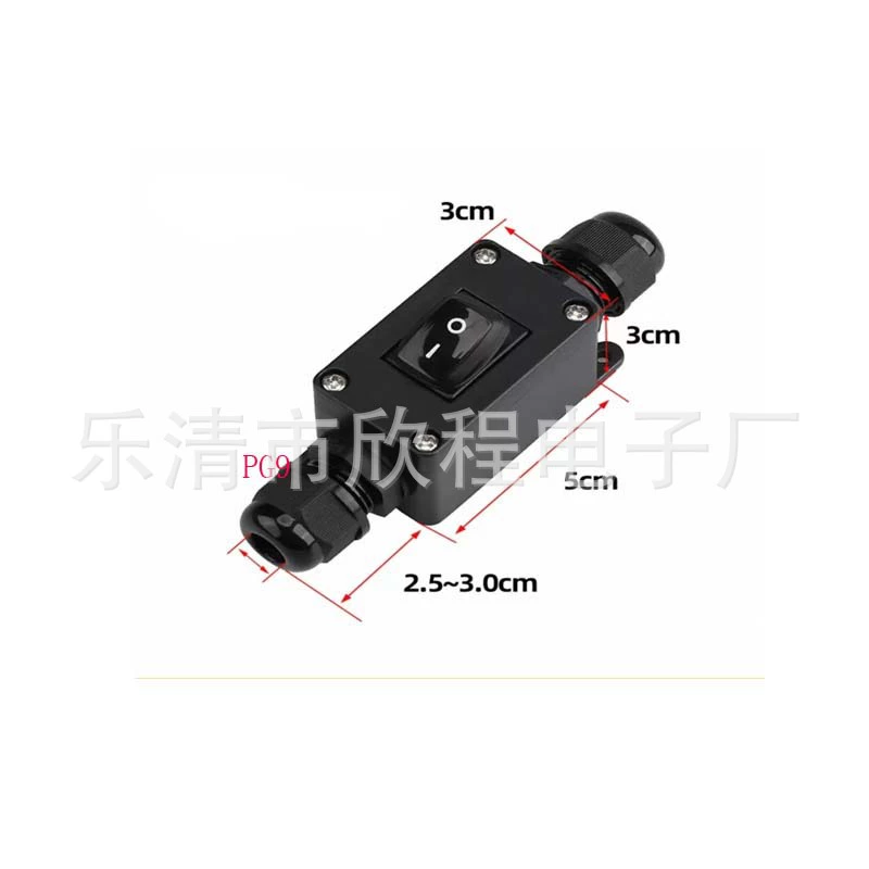 Наружный водонепроницаемый онлайн-переключатель, водонепроницаемая распределительная коробка, водонепроницаемый переключатель для лодки KCD1/KCD2/KCD3/KCD4