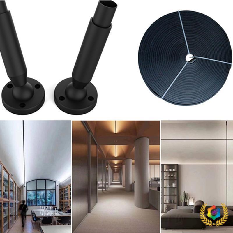 ®SK2天际线钢带无主灯中山灯饰黑色底座配件家用led简约客厅线性