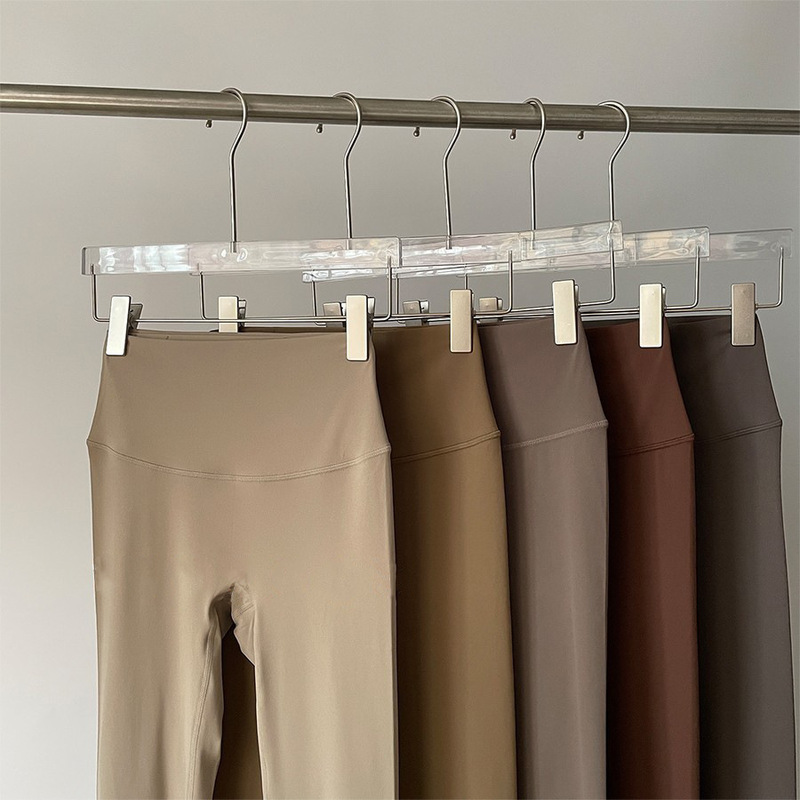 Bright-Colored Yoga Pants That Can Be Worn Outside, New Style with a Nude Feel, Butt-Lifting Sports Pants, Running Nine-Point Leggings, Fitness Wear