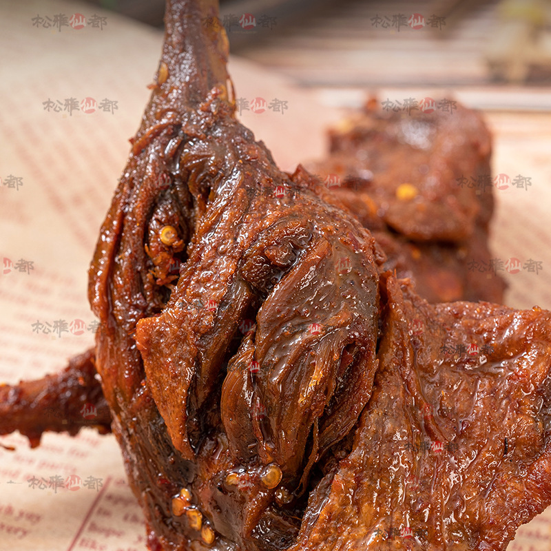 【松雅仙都】香辣鸭腿烧烤卤味爆辣鸭腿开袋即食夜宵追剧解馋零食|undefined