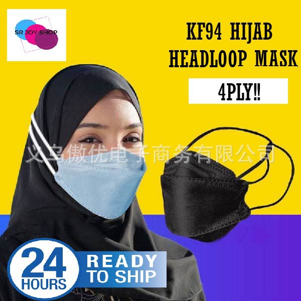 Headloop mask korea KF94 hijab headloop...