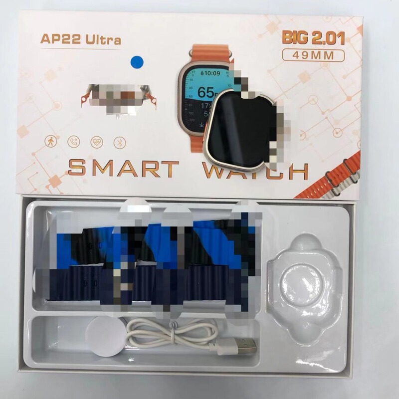 Ap22Ultra Smart Watch Huaqiangbei S8 Wireless Charging Dual Strap iWatch Bluetooth Phone Watch Manufacturer